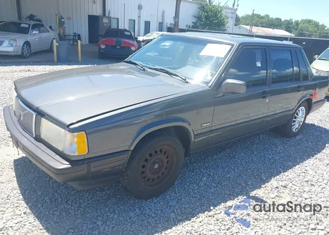 1991 Volvo 740 from USA, damaged, VIN YV1FA8846M2528952